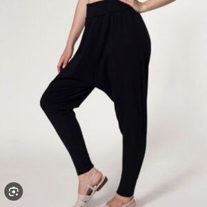 American Apparel High Wasted Harem Genie Pants Black M/L
